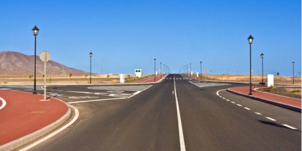 deserted roads
