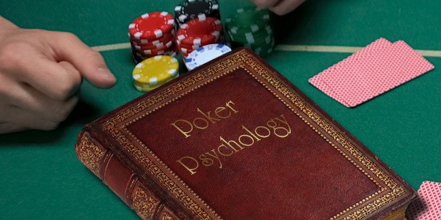 a book with Poker Psychology written on it