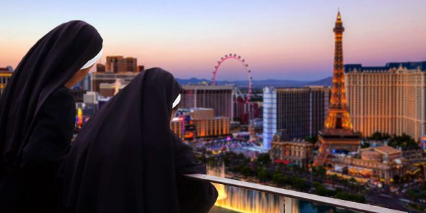Nuns in Vegas:  an oddity?