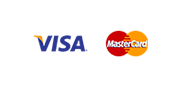 Visa, MasterCard and American Express 